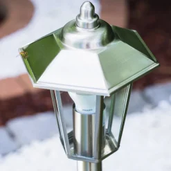 Eclairage De Chemin Moskau Acier Inoxydable, 1 Lumiere