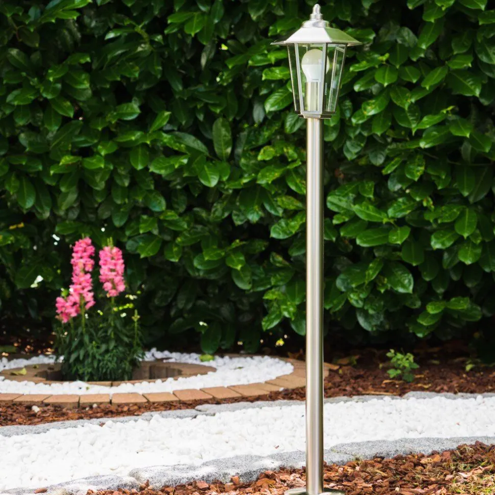 Eclairage De Chemin Moskau Acier Inoxydable, 1 Lumiere