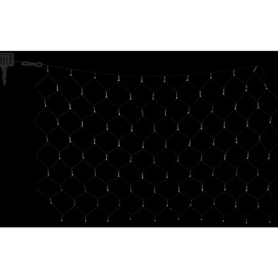 Guirlande Globo Solar Led Vert, Noir, 100 Lumieres