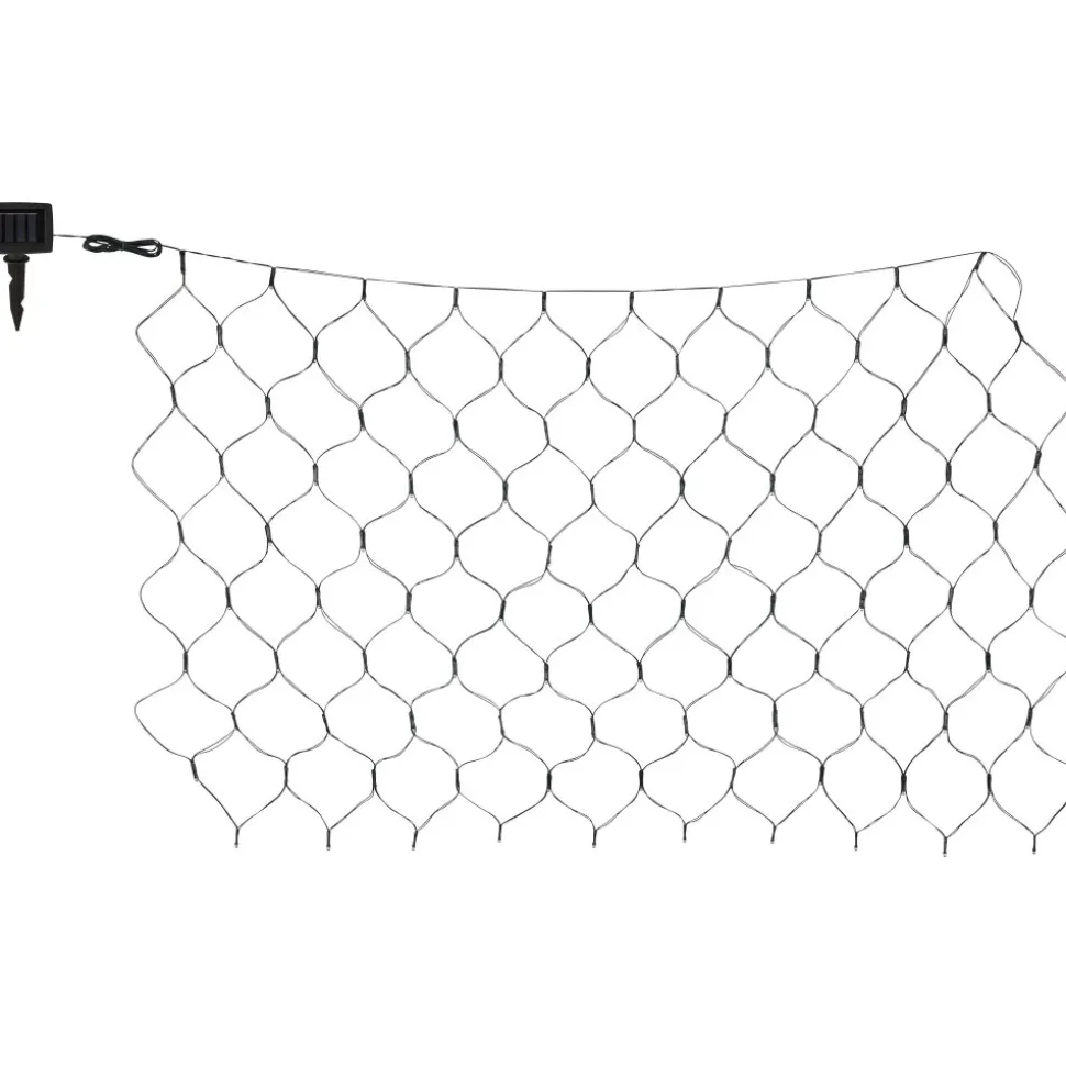 Guirlande Globo Solar Led Vert, Noir, 100 Lumieres