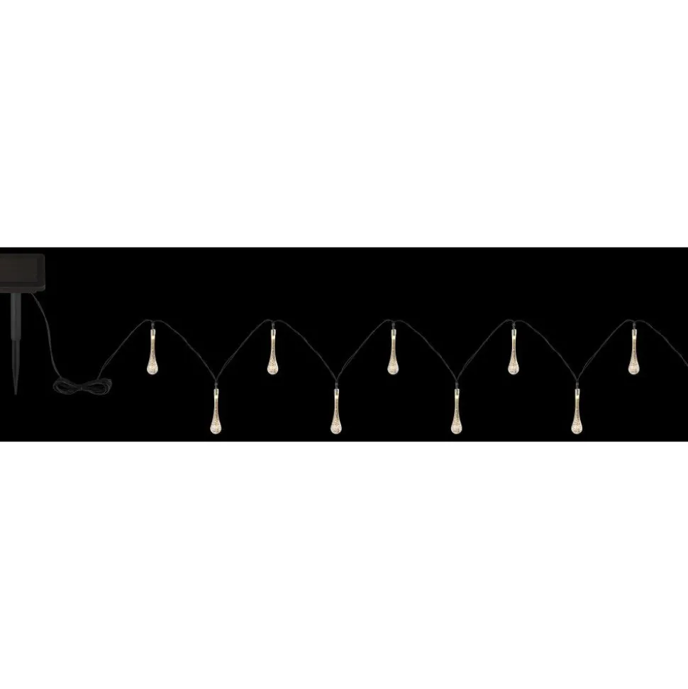 Guirlande Globo Solar Led Noir, 20 Lumieres