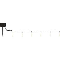 Guirlande Globo Solar Led Noir, 20 Lumieres