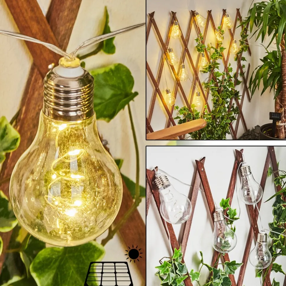 Guirlande Lumineuse Solaire Markhus Led Transparent, 10 Lumieres