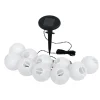 Guirlande Lumineuse Solaire Eglo Ball Led Noir, 10 Lumieres