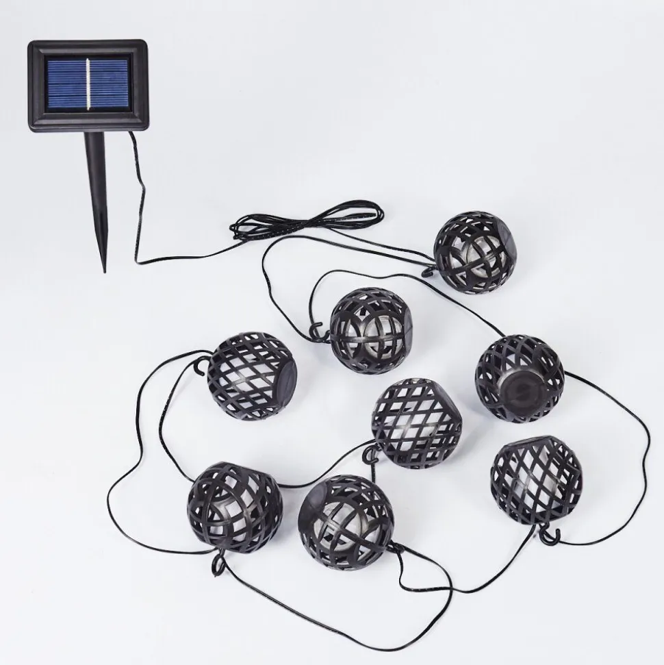 Guirlande Lumineuse Solaire Torpo Led Noir, Blanc, 96 Lumieres