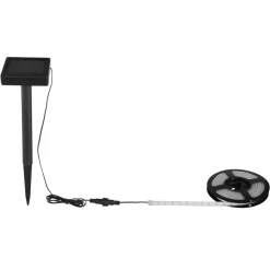 Guirlande Lumineuse Solaire Globo Led Noir, 60 Lumieres