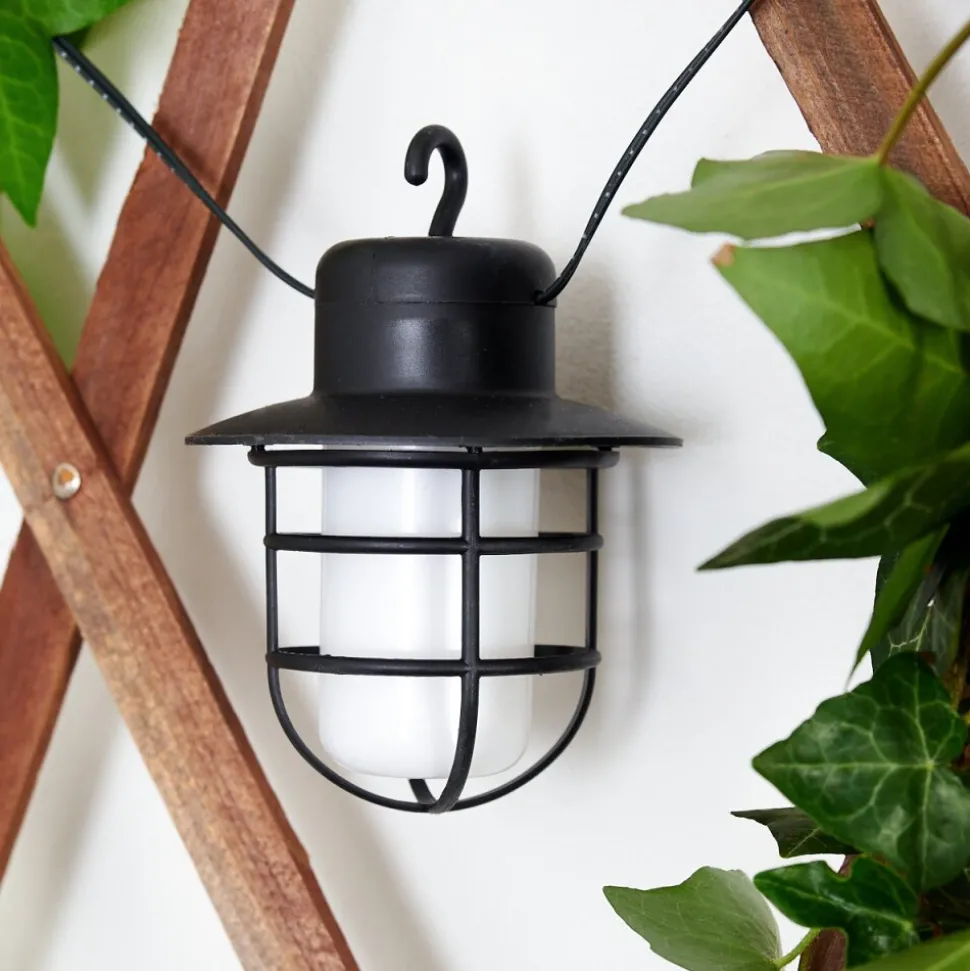 Guirlande Pozzuoli Led Noir, Blanc, 10 Lumieres