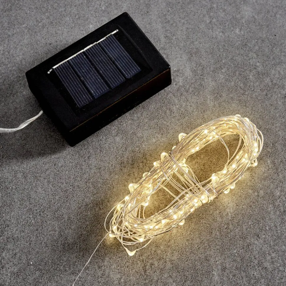 Guirlande Solaire Pistoia Led Blanc, 120 Lumieres