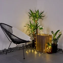 Guirlande Solaire Pistoia Led Blanc, 120 Lumieres