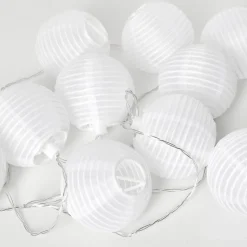 Guirlande Solaire Redding Led Blanc, 10 Lumieres