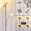 Lampadaire A Vasque Veteli Led Acier Inoxydable, 2 Lumieres