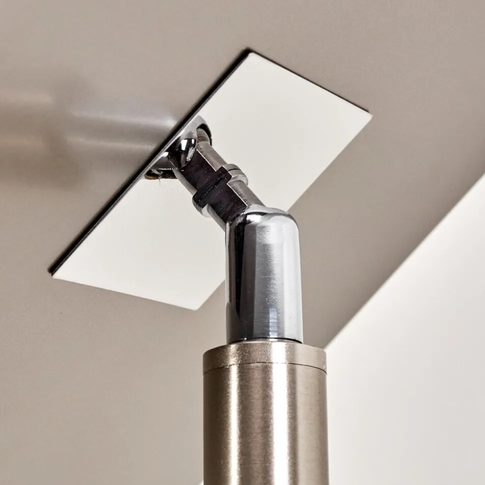 Lampadaire A Vasque Veteli Led Acier Inoxydable, 2 Lumieres