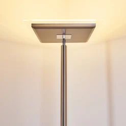 Lampadaire A Vasque Veteli Led Acier Inoxydable, 2 Lumieres