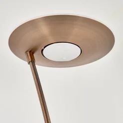 Lampadaire A Vasquegravin Led Vieux Laiton, Blanc, 2 Lumieres