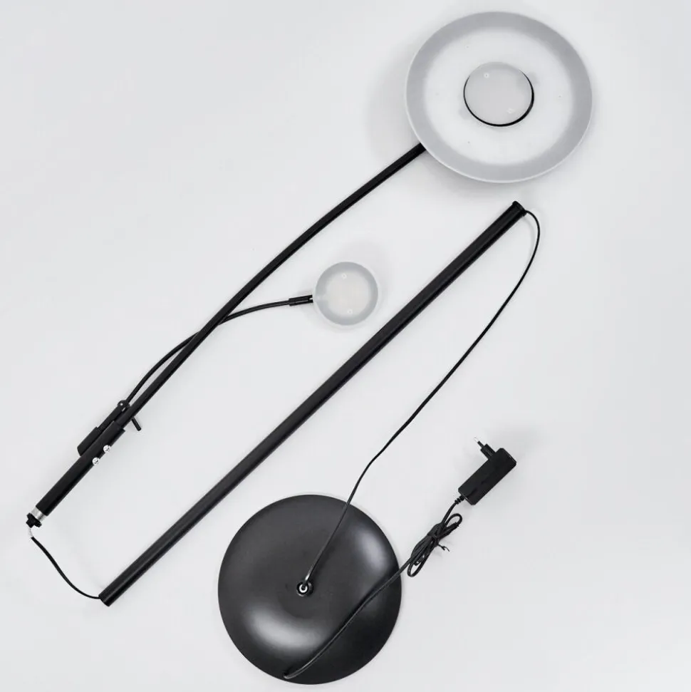 Lampadaire A Vasquegravin Led Noir, 2 Lumieres
