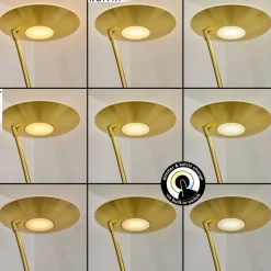 Lampadaire A Vasquegravin Led Laiton, 2 Lumieres