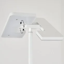 Lampadaire A Vasquejanze Led Blanc, 2 Lumieres