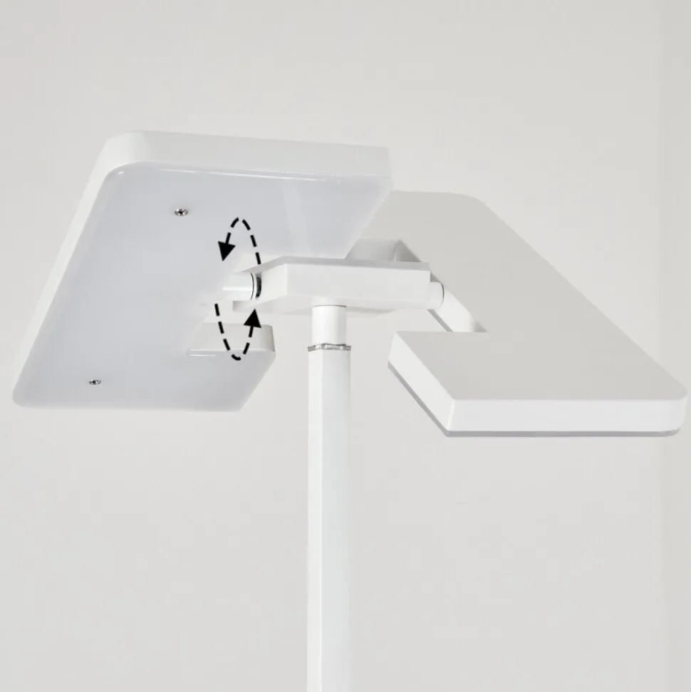 Lampadaire A Vasquejanze Led Blanc, 2 Lumieres