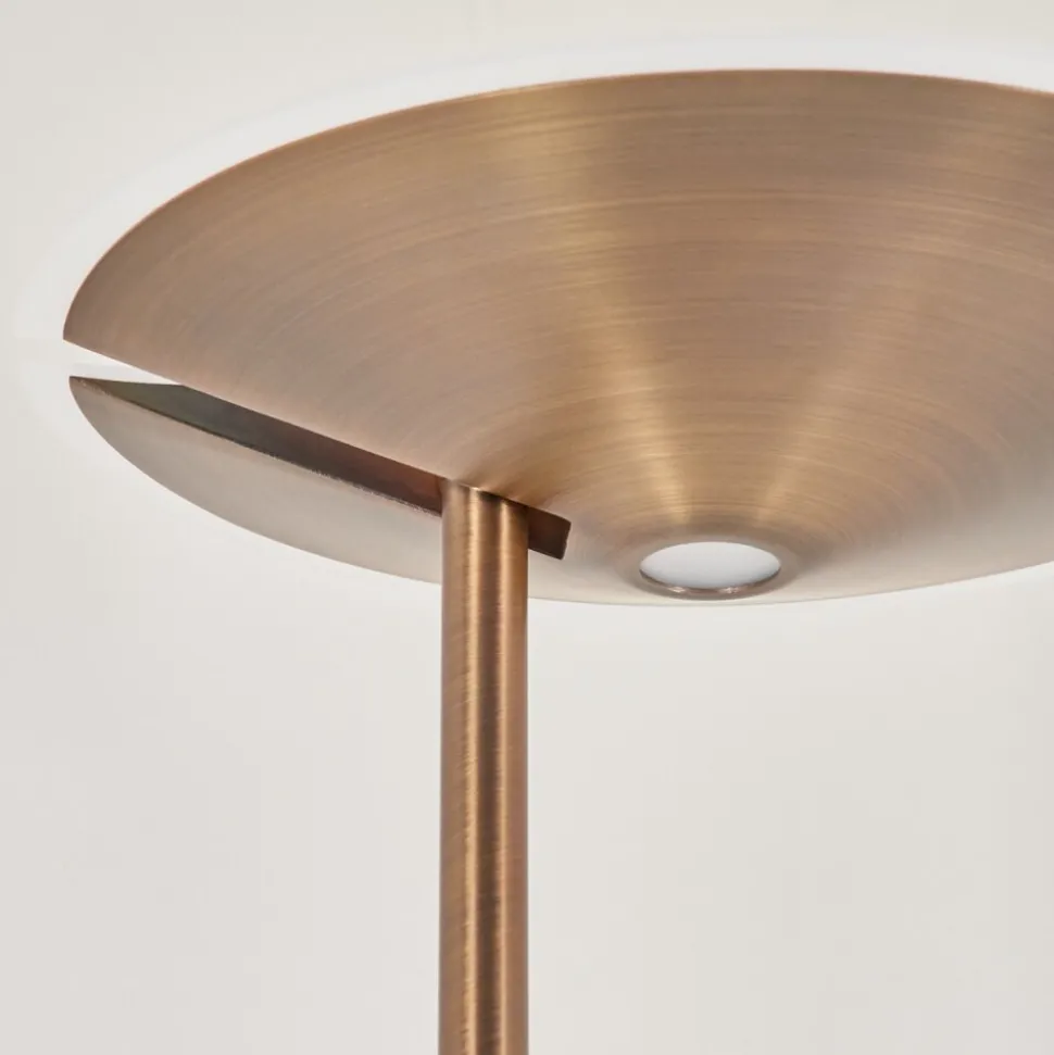 Lampadaire A Vasquemurca Led Vieux Laiton, 2 Lumieres