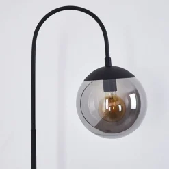 Lampadaire Agropoli Noir, 1 Lumiere