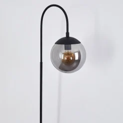 Lampadaire Agropoli Noir, 1 Lumiere