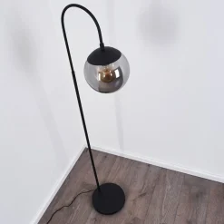 Lampadaire Agropoli Noir, 1 Lumiere