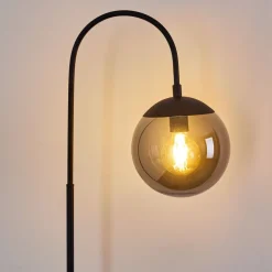 Lampadaire Agropoli Noir, 1 Lumiere