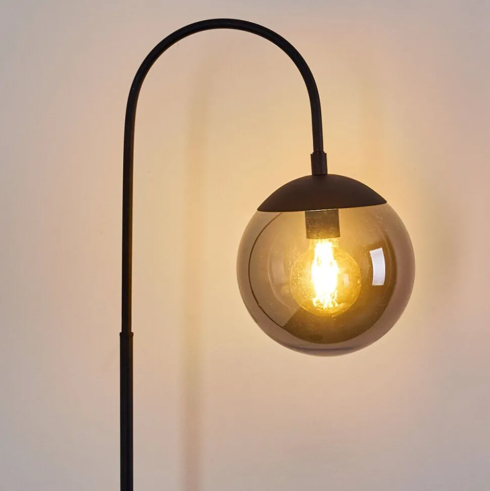 Lampadaire Agropoli Noir, 1 Lumiere