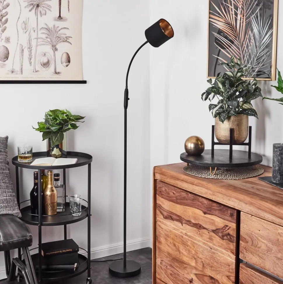 Lampadaire Alsen Noir, 1 Lumiere
