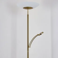 Lampadaire Argostoli Led Laiton, 2 Lumieres