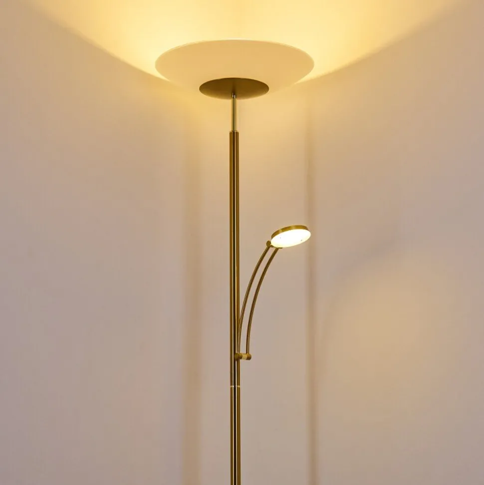 Lampadaire Argostoli Led Laiton, 2 Lumieres