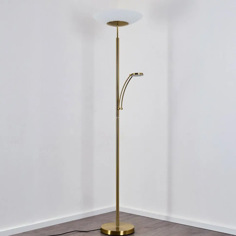 Lampadaire Argostoli Led Laiton, 2 Lumieres