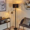Lampadaire Arnoya Noir, 2 Lumieres