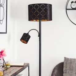 Lampadaire Arnoya Noir, 2 Lumieres
