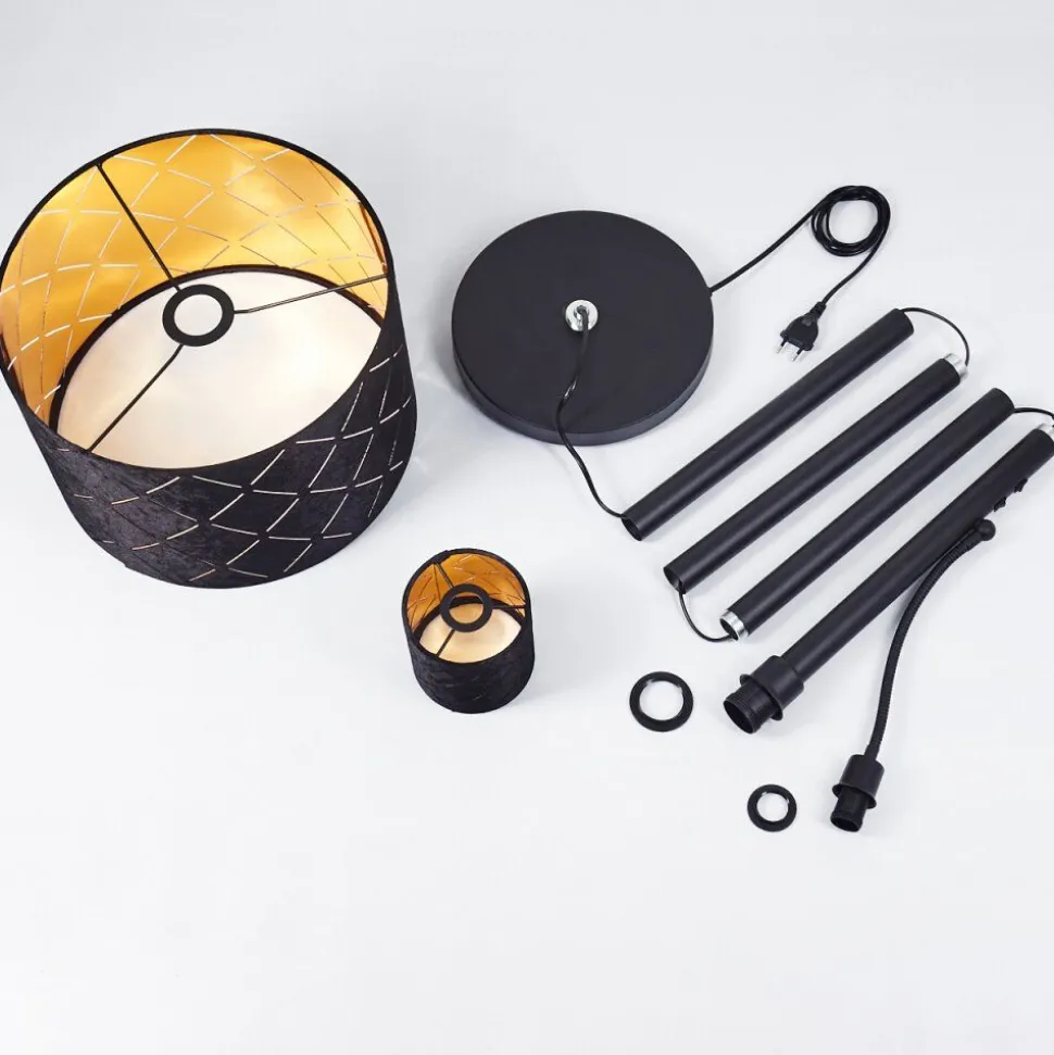 Lampadaire Arnoya Noir, 2 Lumieres