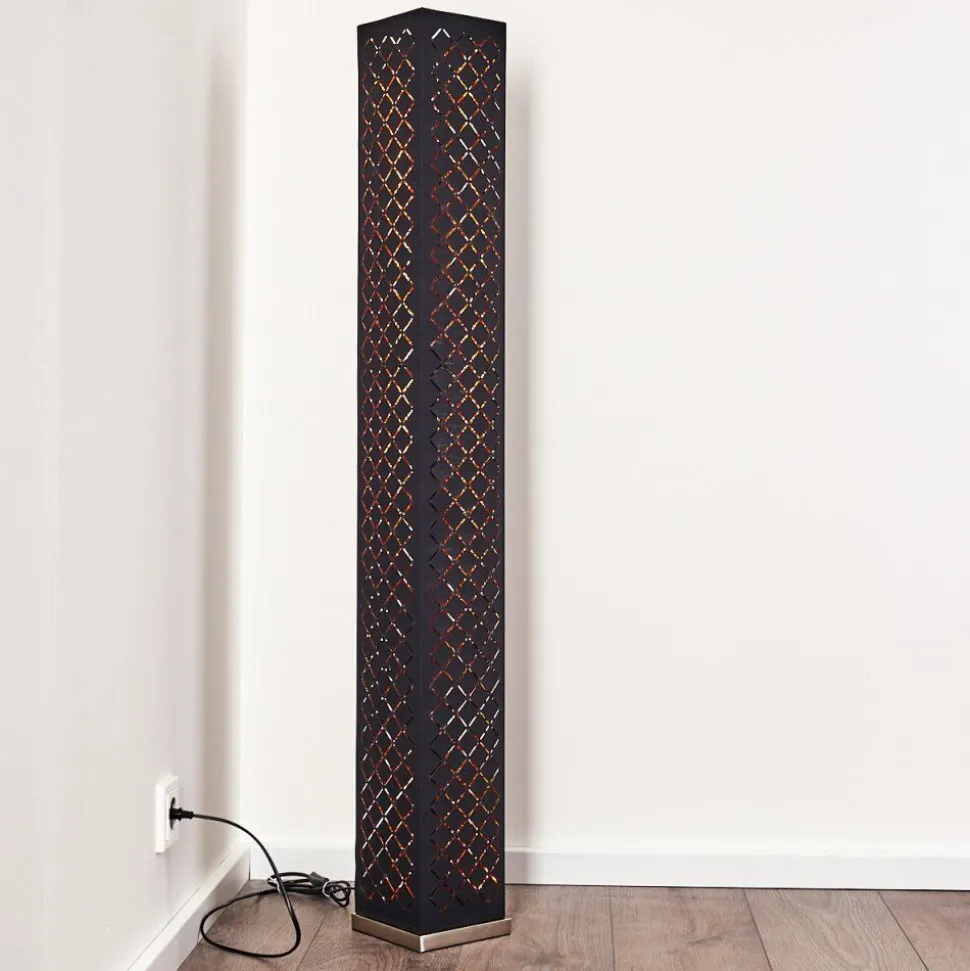 Lampadaire Astille Nickel Mat, 2 Lumieres