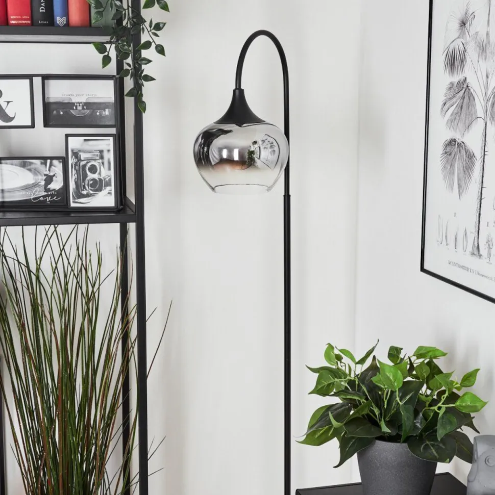 Lampadaire Azurara Noir, 1 Lumiere