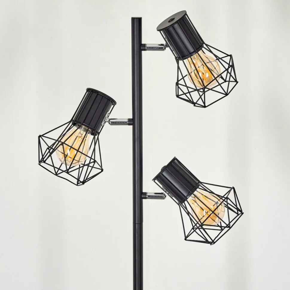 Lampadaire Bardhaman Noir, 3 Lumieres