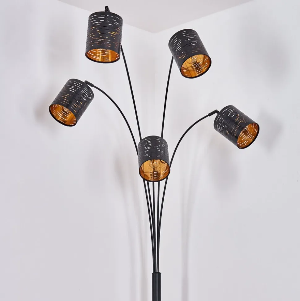 Lampadaire Bathinda Noir, 5 Lumieres