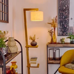 Lampadaire Baval Ecru, 1 Lumiere