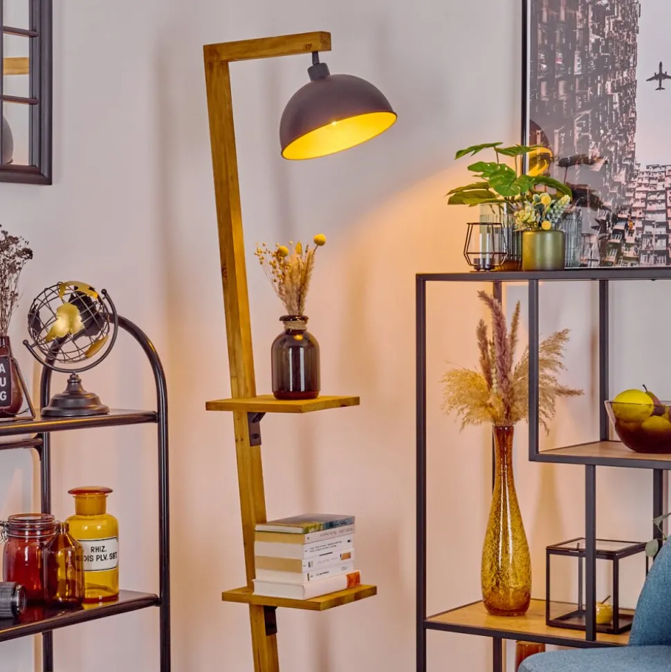 Lampadaire Baval Ecru, 1 Lumiere