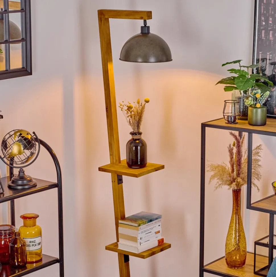 Lampadaire Baval Ecru, 1 Lumiere