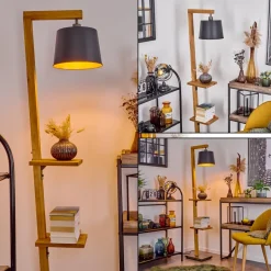 Lampadaire Baval Ecru, 1 Lumiere