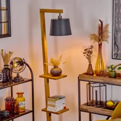 Lampadaire Baval Ecru, 1 Lumiere