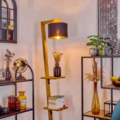 Lampadaire Baval Ecru, 1 Lumiere