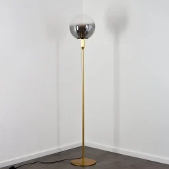 Lampadaire Berle Or, 1 Lumiere