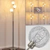 Lampadaire Bernado Nickel Mat, 3 Lumieres