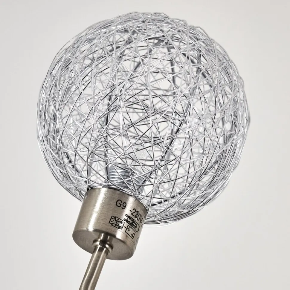 Lampadaire Bernado Nickel Mat, 3 Lumieres