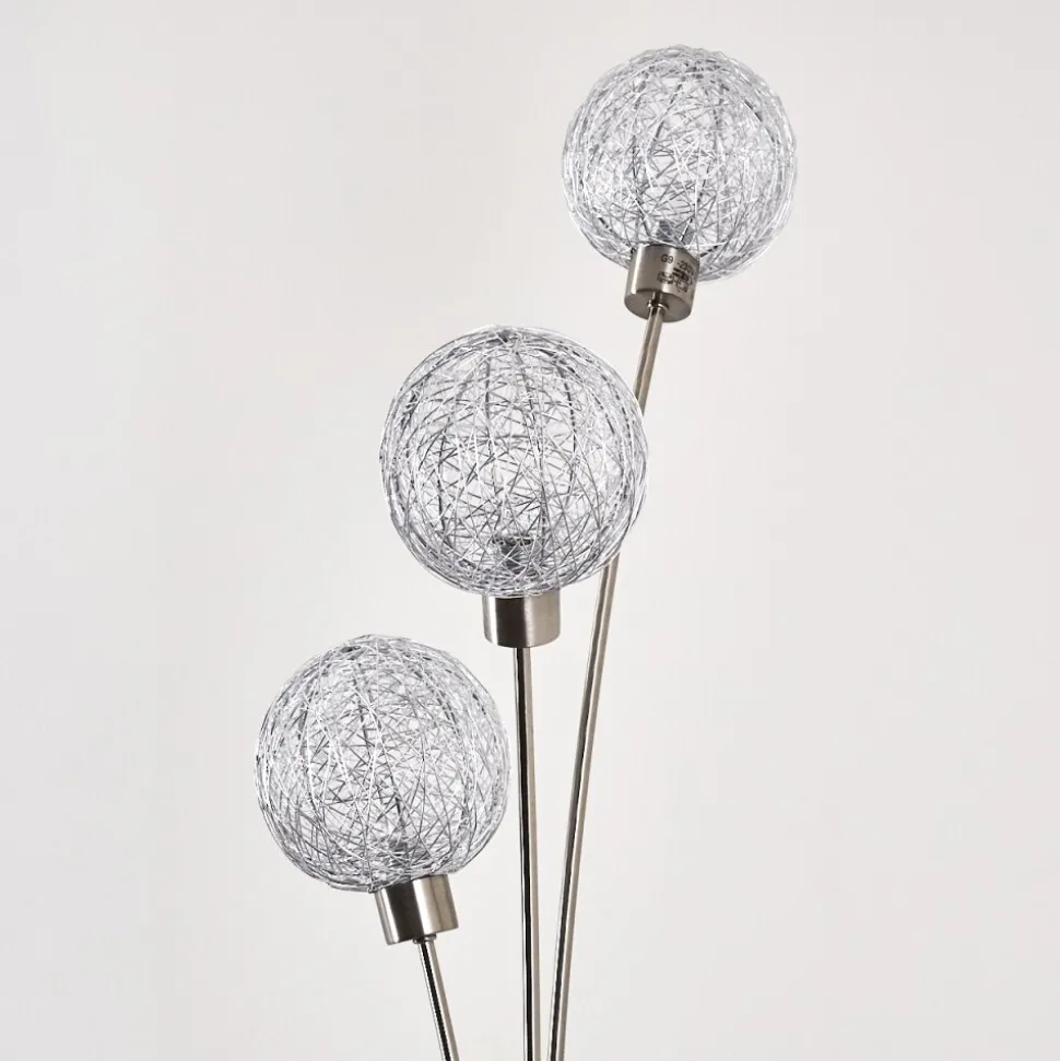 Lampadaire Bernado Nickel Mat, 3 Lumieres