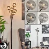 Lampadaire Bernado Noir, 5 Lumieres